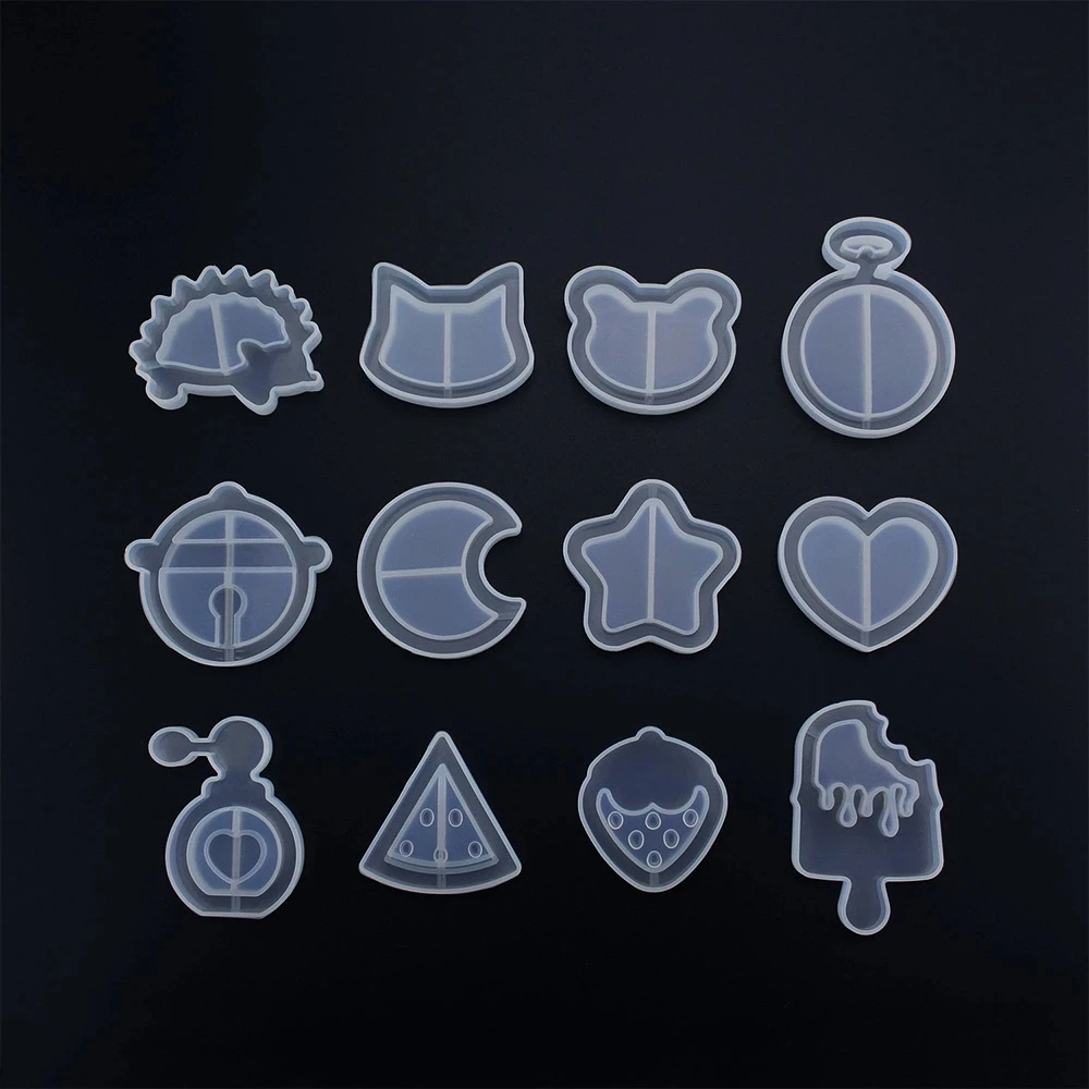 

jewelry making cradle key chain pendant epoxy resin silicone mold, Translucency