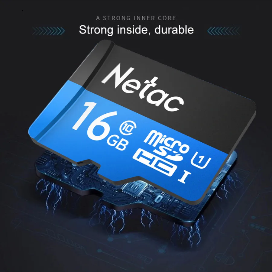 Netac Class 10 U1TF card. 16GB TF Memory Card. Full Capacity MicroSD Card for Mobile Phone - ANKUX.COM