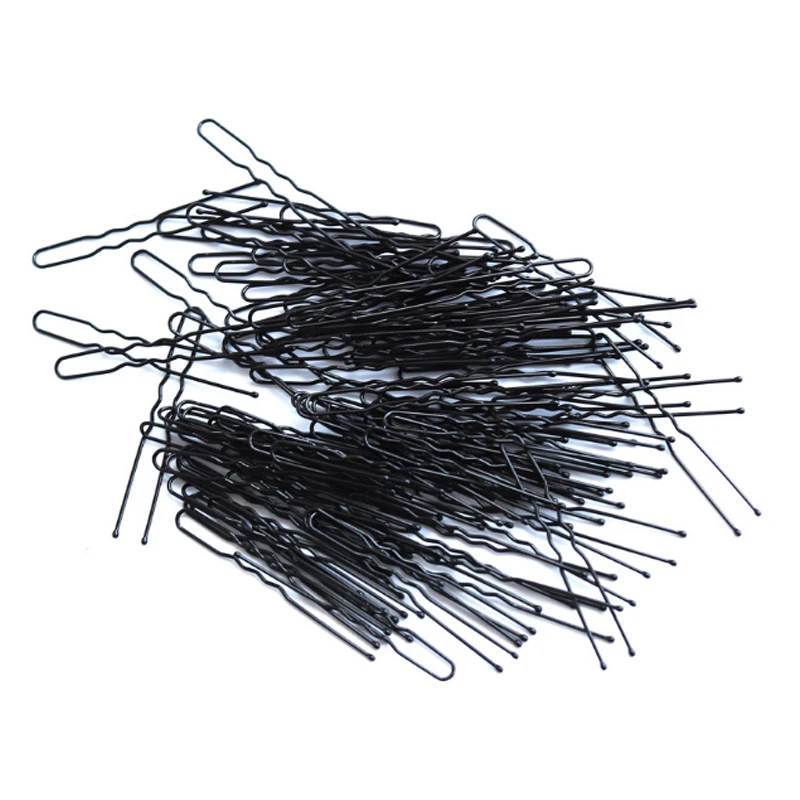 

U-shaped hairpin pin pin pan hair makeup clip black small clip hair decoration cylinder