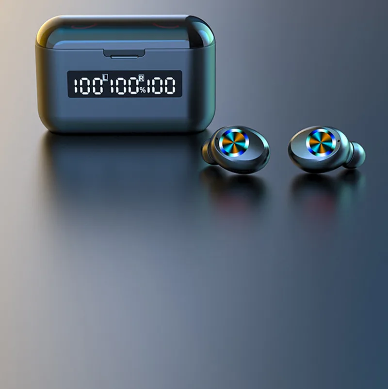 Bluetooth Wireless Earbuds with Charging Case Mini Custom Wireless Earbuds Waterproof TWS Earbuds Wireless Earphone Headphones
