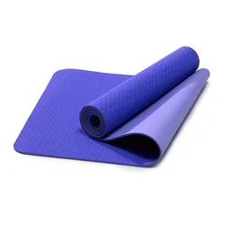 Durable Soft Touch Customized Logo Color TPE Indoor Fitness Yoga Mat Woman Exercise Using