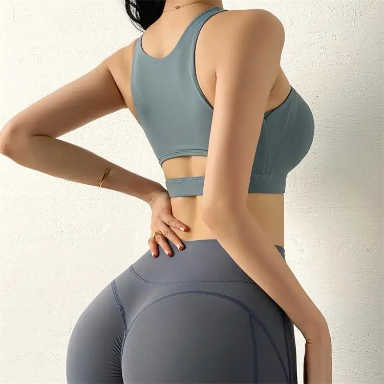 

Print Your Own Logo Gym Sports Bra Women Sexy Workout Fitness Crop Tops