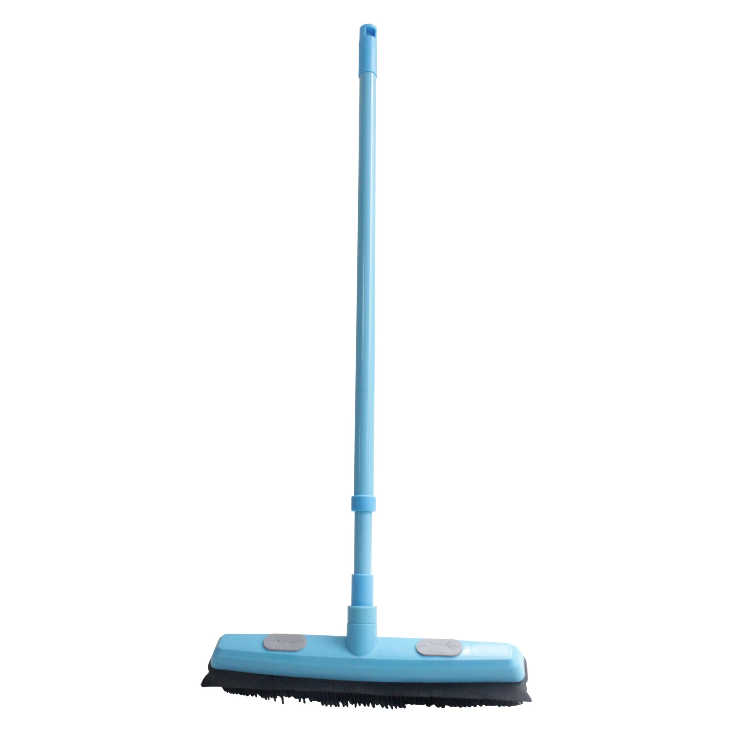 

Rubber Telescoping Broom Carpet Brush Indoor Floor & Carpet Sweeper Silicone Bristle Remove Pet Cat Dog Hair, Purple blue or customized colors