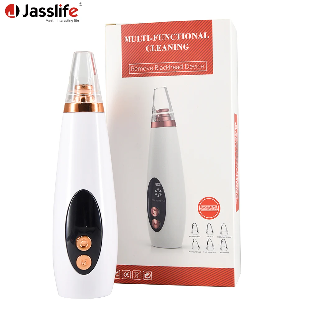 

USB Vacuum Blackhead Remover Nose Facial Pore Cleaner Suction Black Dot Acne Pimple Remover Beauty Face Skin Care Tool