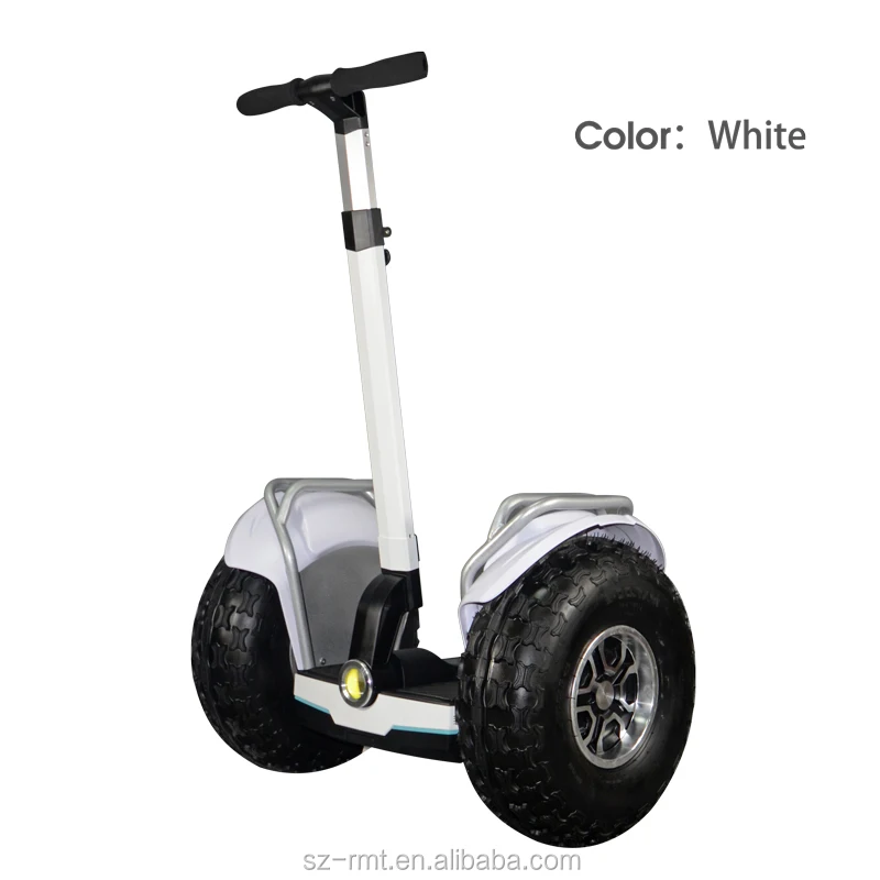 

2020 big wheel gyropode 2400w 19 inch off road self balancing electric scooter for sports, White/grey/silver/black