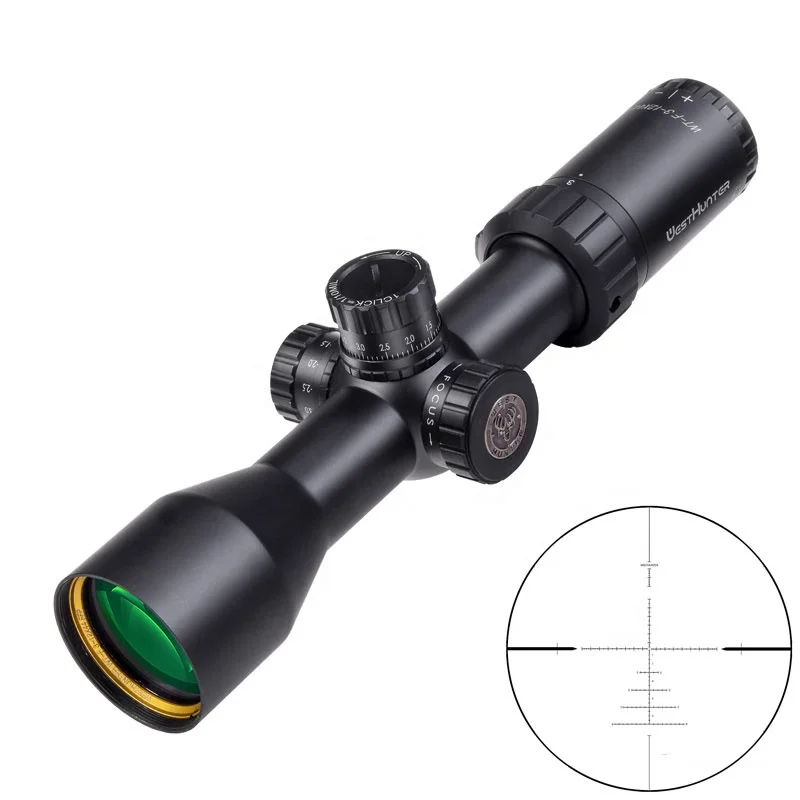 

WESTHUNTER 3-12X44 High Quality Rifle Scope 1/10MIL 30mm Tube Shockproof Hunting Scope For Outdoor Sports