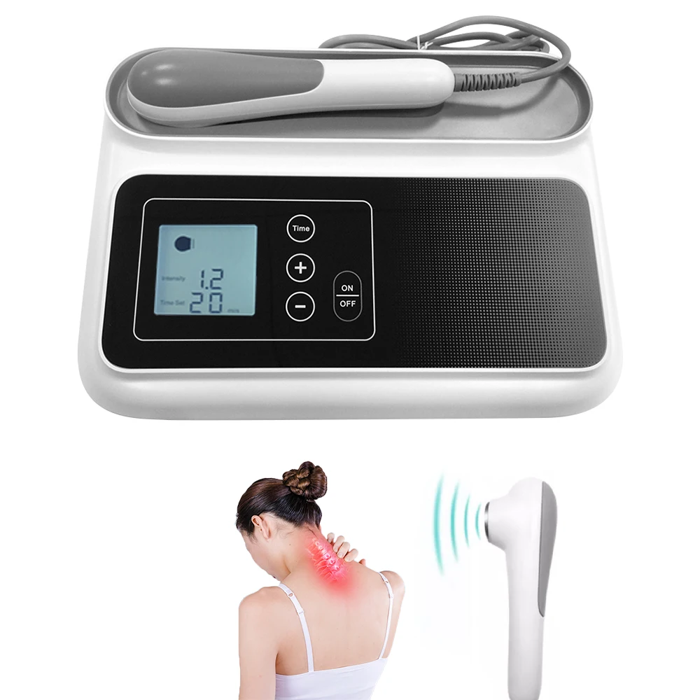 

Portable 1MHz deep tissues injury rehabilitation Therapeutic chiropractic Ultrasound Unit with 5cm2 Soundhead