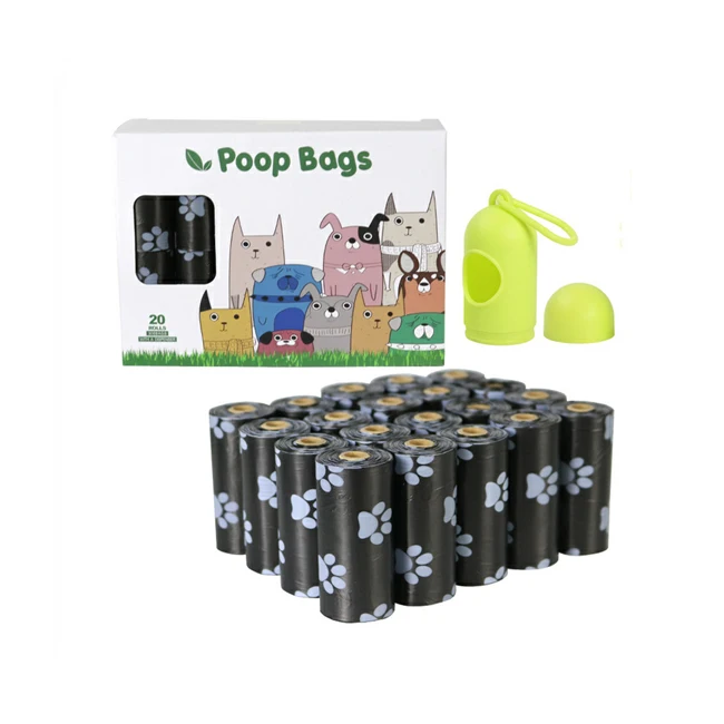 

Pets Poop Bags Large Leak-Proof Earth-Friendly Poop Bags for Dogs Biodegradable Dog Waste Bags, Green+red,orange+army green