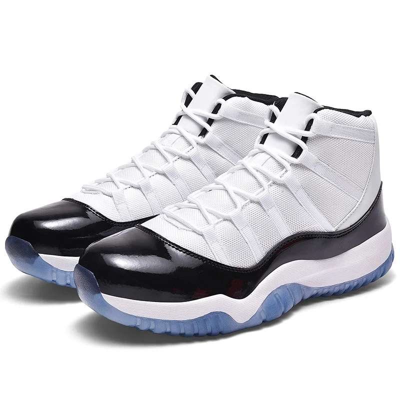 

High Top Classical Mens Sports Shoes Basketball Shoes, Black white red