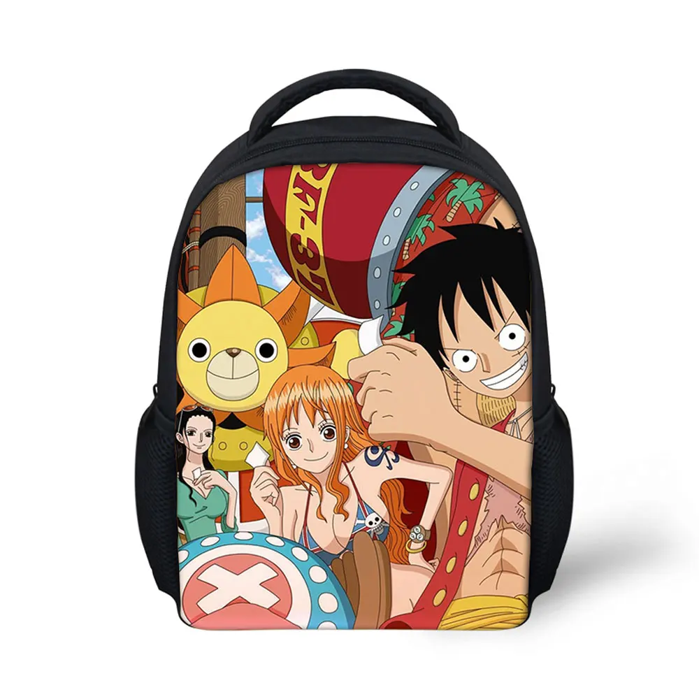 

custom designer images One Piece teen little backpack cartoon school bags for kids