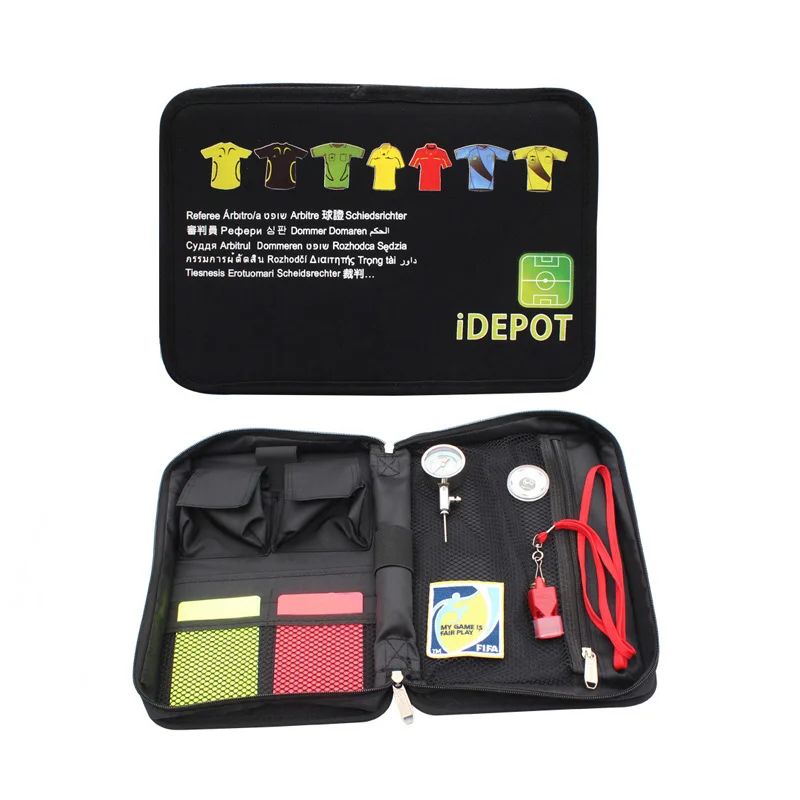 

Custom Logo Portable Empty Soccer Referee Kit Bag For Football Match