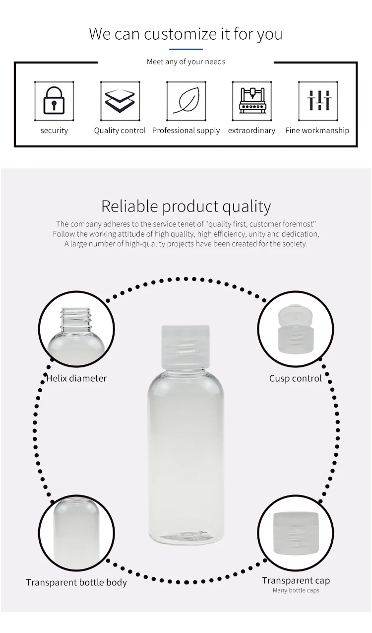 60ml - 60ml - Helix bottle - Clear Cap