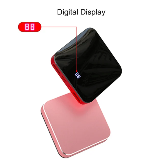 

Colorful mini portable 10000mAh boarding dual output mobile emergency charger power bank