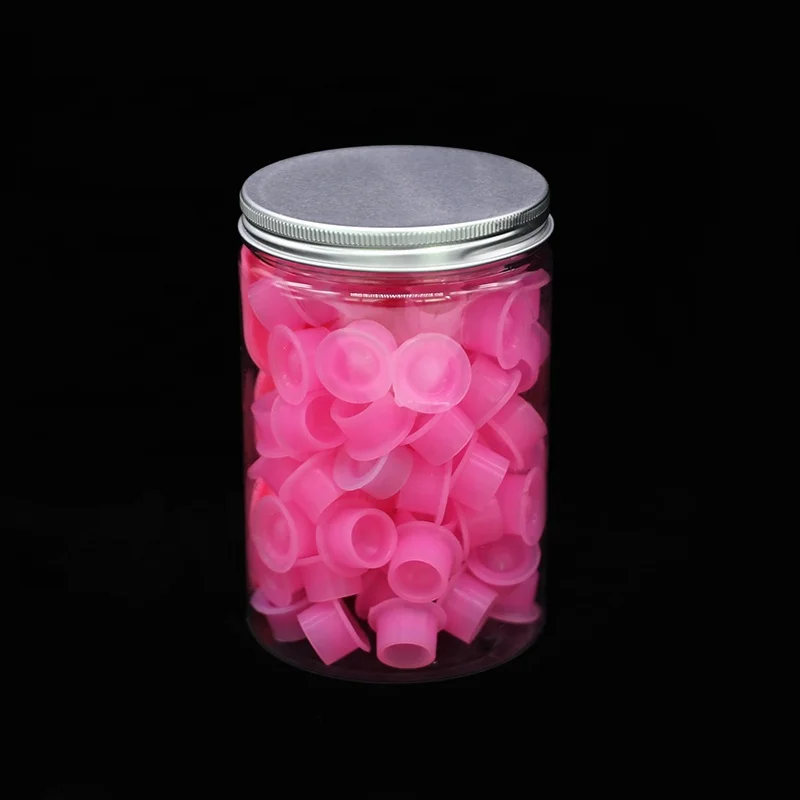

Aimeng Tattoo Accessories Supplies Premium Pink Silicone Ink Cup For permanent Make up, Many color can be choosed