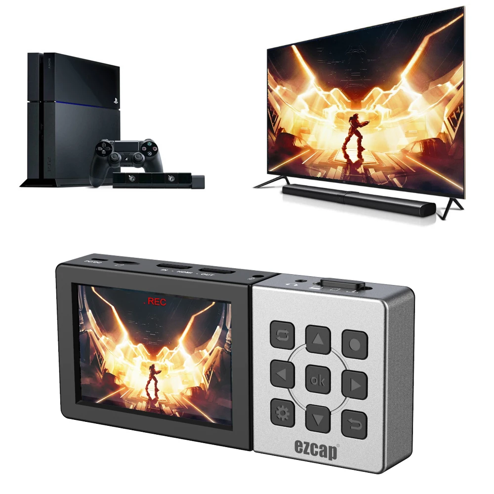 

3.5 Inch LCD Portable HDMI Video Capture 1080P video player recorder ezcap273