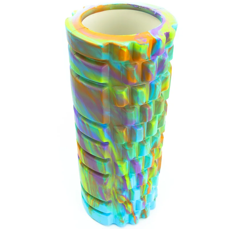 

Colorful EVA Hollow Yoga Column Roller Foam Roller For Fitness Wholesale Factory Physiotherapy Massage, Customized color
