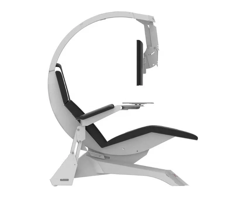 
IW C4 Most Insane INGREM gaming workstation chair design workstation with recline and support 1   3 monitors 