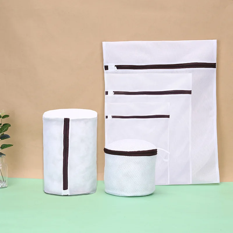 

Five-piece suit polyester Mesh Laundry Bag For Home Reusable mesh bag wash bags