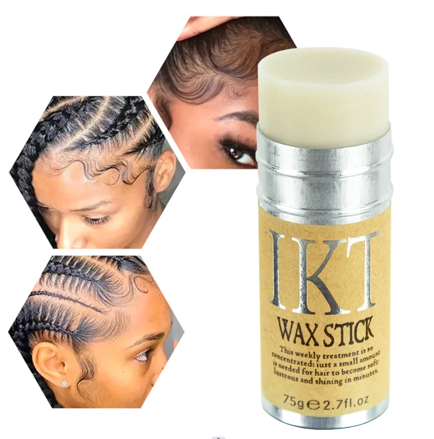 

Alcohol-Free custom logo private label Braids Locks Weaves hair styling pomade para el cabello wig wax stick for women men