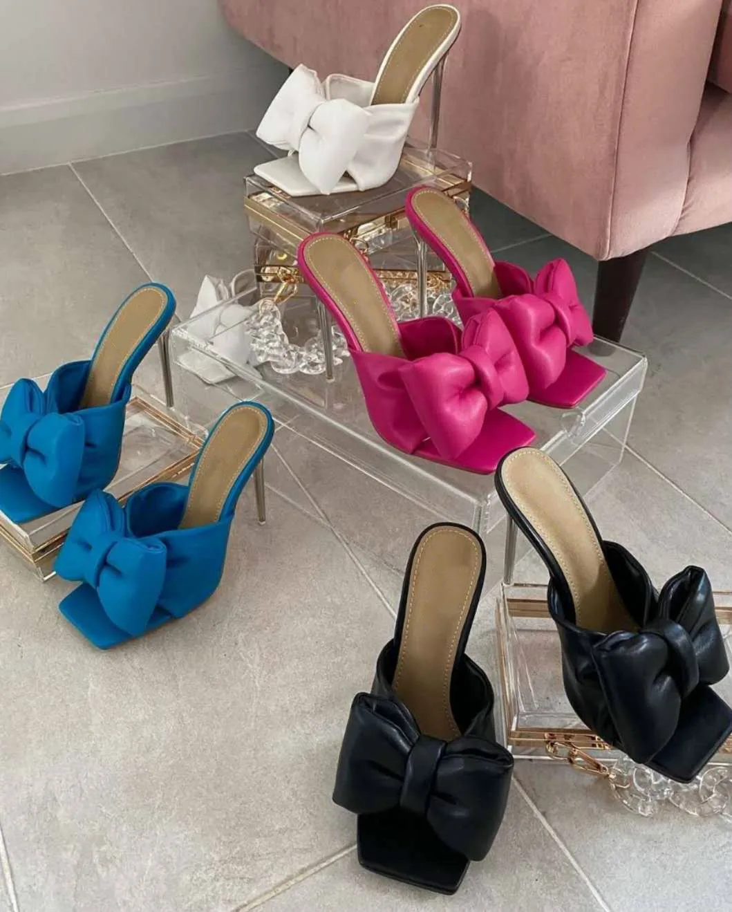 

2021 Latest Luxury Women Sexy Dress Sandals Shoe Sexy High Heels For Ladies Plus Size square toe heel, As picture