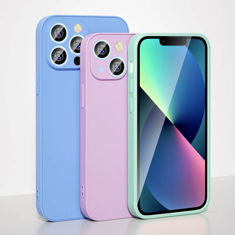 

2021 New TPU Shockproof Accessories Mobile Cover Sublimation Protective Silicone Cell Phone Case For iPhone 13 Mini Pro Max