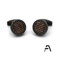 

Enamel mosaic suit shirt cufflinks wholesale price dongguan fancy