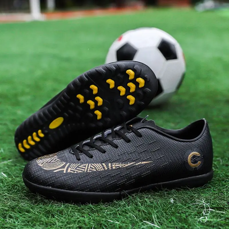 

Soccer Shoes Football Boots For Men Cheap Shoe Indoor Sport Sale Used Men'S Vietnam Cr7 Soles Cleats Pakistan Footbal Sports Red