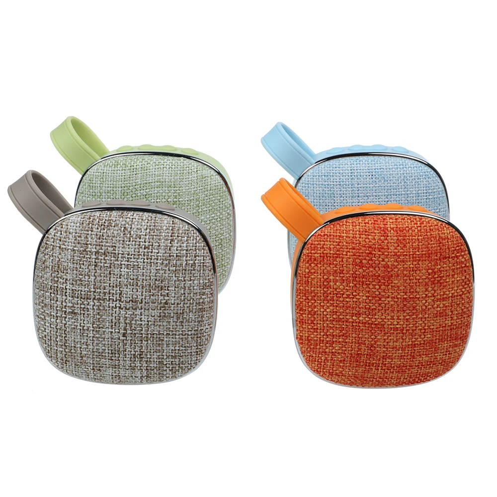 X25 Mini Bluetooth Speaker Wireless Portable Fabric Speaker MP3 Player with Microphone TF Card Slot AUX
