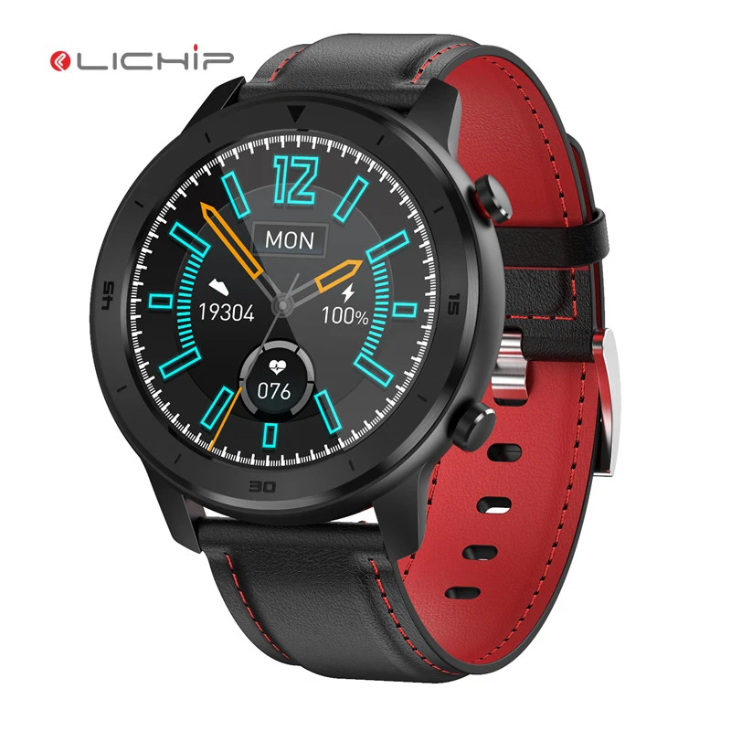 

LICHIP L172 smartwatch IP68 waterproof Wearfit2.0 dt 78 reloj dt78 smart watch, Black, gold, silver