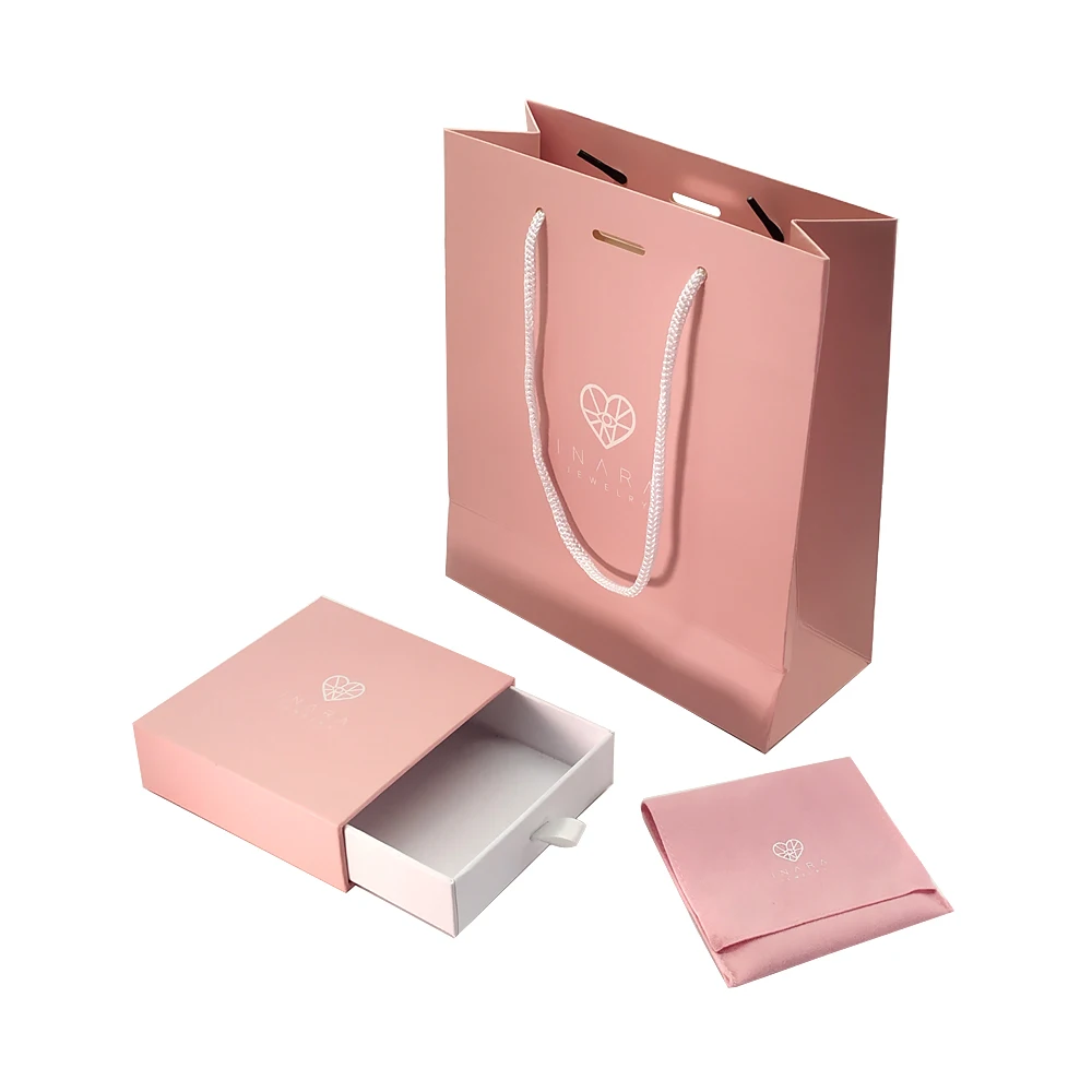

Custom luxury paper packaging jewellery packaging velvet gift jewelry box