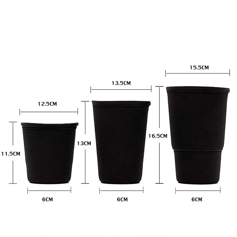 

Pure Color Anti-scalding Thermal Insulation Beverage Cup Holder Coffee Cup Holder Water Bottle Sleeve Bag