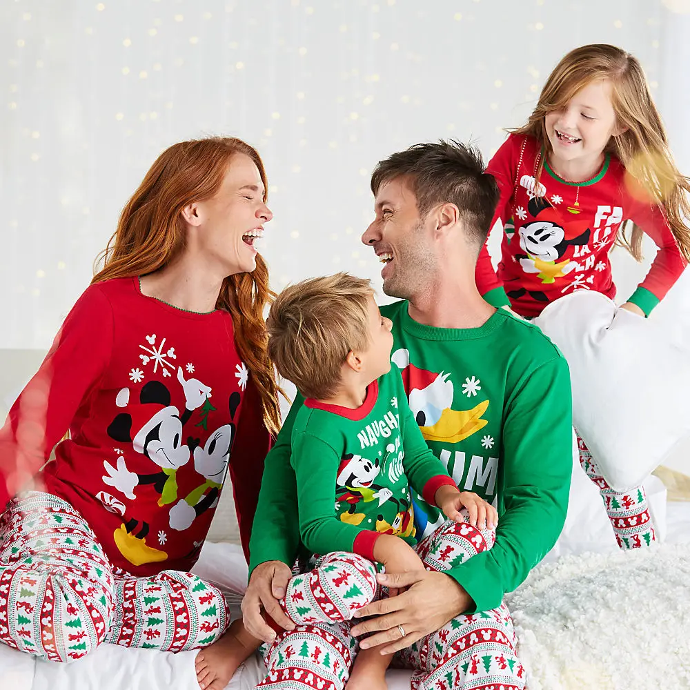 

Xmas Long Sleeve Fall Cartoon Christmas toddler kids pajamas clothing set 2 pcs pj sets 100%cotton pajamas for kids boys girls