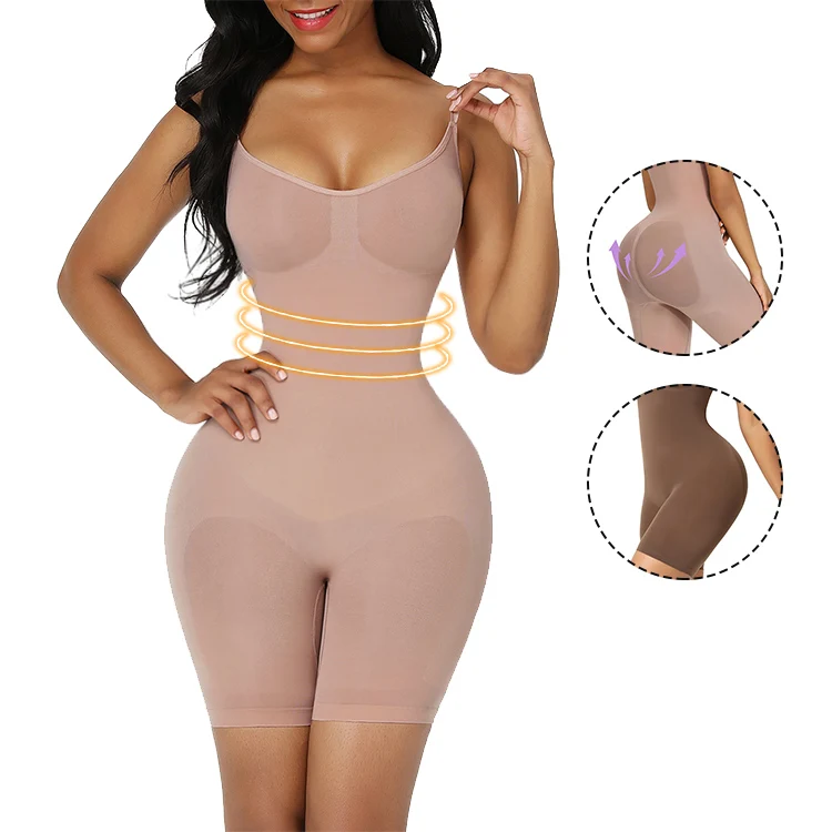 

Best Selling Comfortable Soft Elastic Breathable Adjustable Shoulder Strap Shapewear For Women Body Shapewear Lady Body Shaper