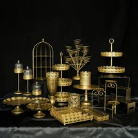 

Dali Delicate Vintage Decorative Desert Metal Display Cake Stand Set For Wedding Cakes,Birthday Cakes