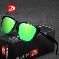 

DUBERY Wholesale Cheap Vintage Sunglasses Polarized Men's Sun Glasses For Men UV400 Shades Driving Black Square Oculos Male