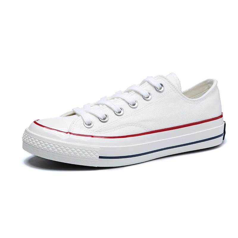 

European style white canvas trendy shoes canvas fashion shoes