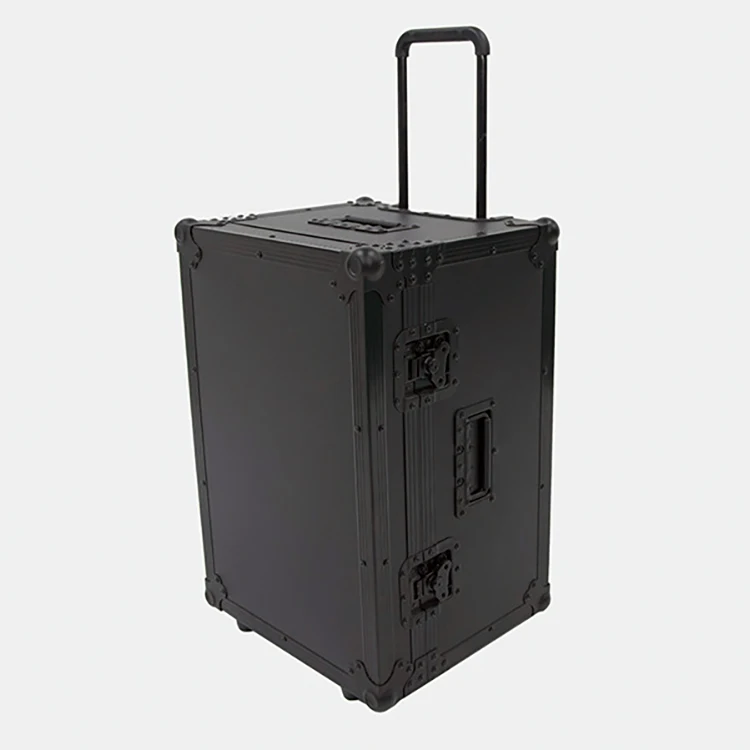 

Professional Aluminum Trolley Case Tool Case With Low-profile Wheels Suitcase With Pull Rod