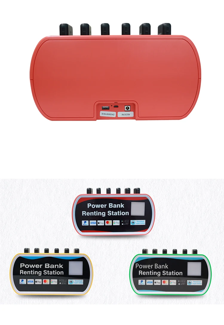 Portable power bank Shared power bank rental charging station 6 PCS 5000mah power banks quick charging - ANKUX.COM