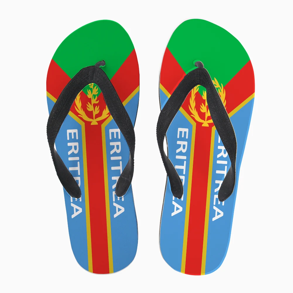 

Traditional Eritrea Flag Design Slippers Flip Flops beach flip flops wholesale cheapest flip flops Summer Sandals Custom LOGO