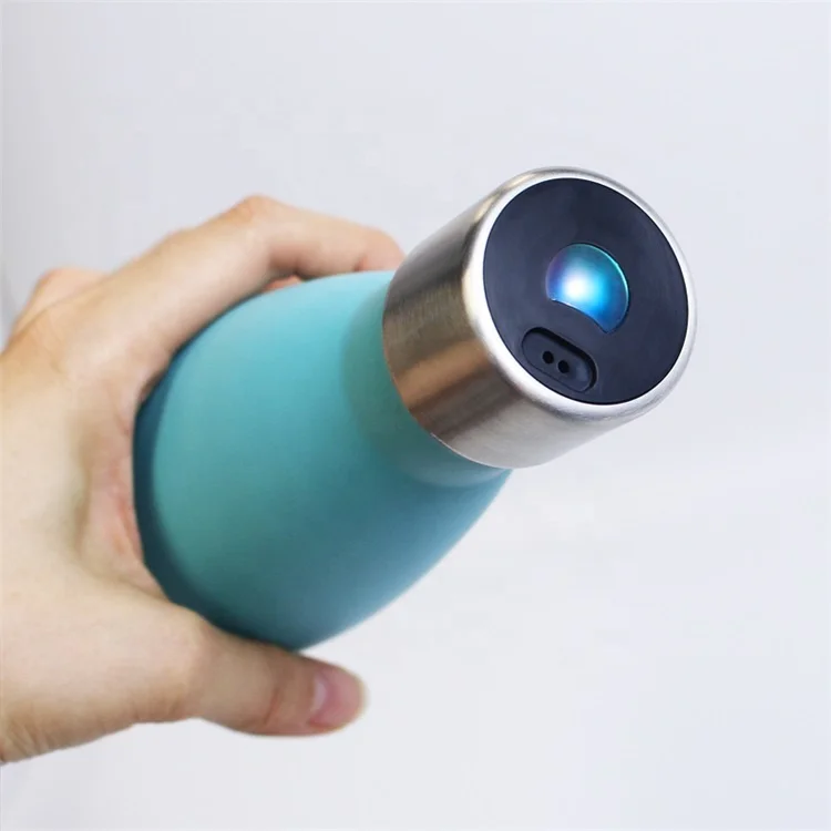 

Thermal bottle with Fingertip Operation UV-C LED cup stainless steel flask vacuum