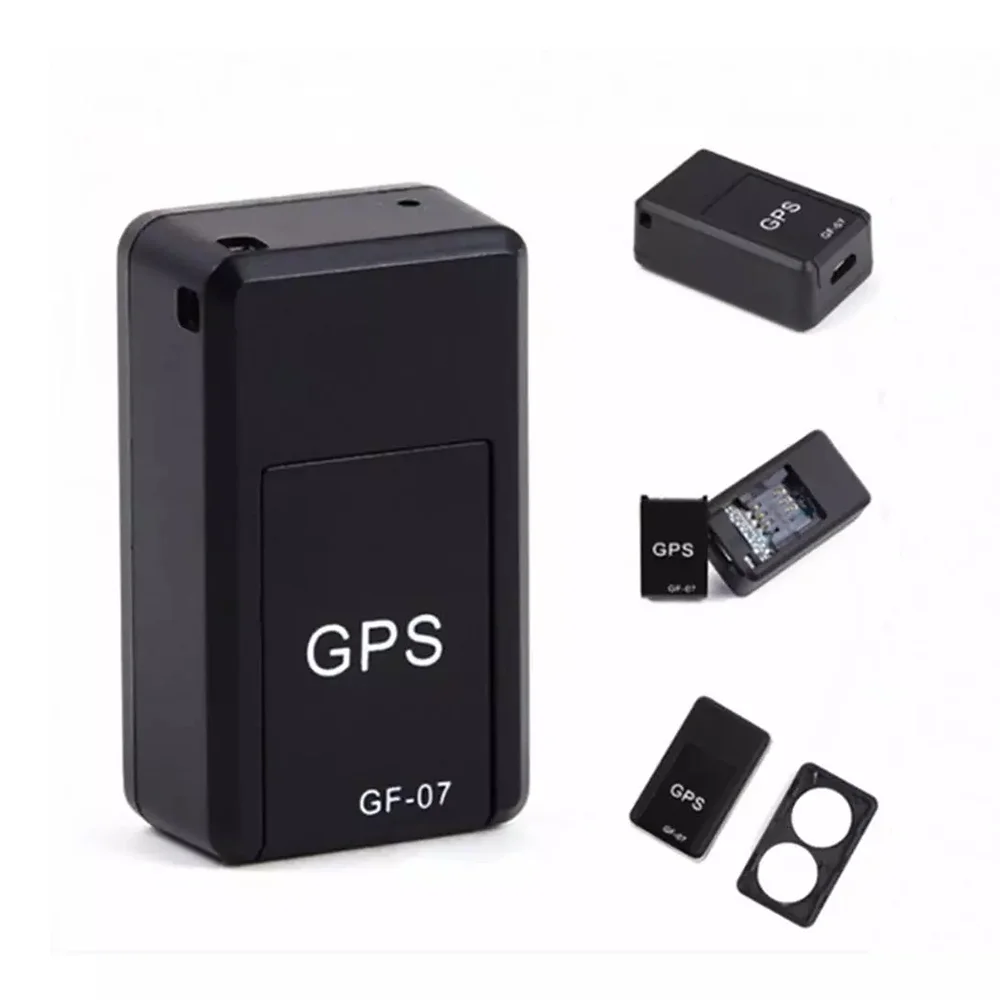 

GF07 GSM Mini Car LBS Tracker Magnetic Vehicle Truck GPS Locator Anti-Lost Recording Tracking Device Voice Control for Pet, Black