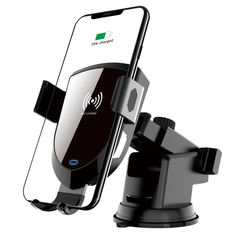 Universal car mount portable holder automatic fast charging car mobile phone wireless car charger