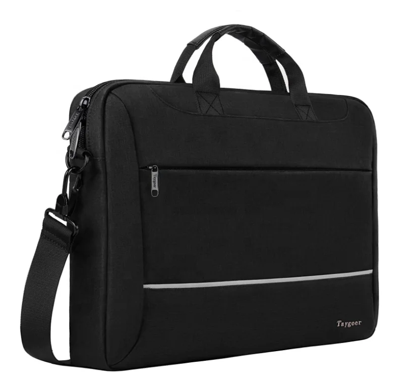 

Hot sale slim laptop business trendy briefcase bag for men women Portable Carrying attache hard Case Computer Shoulder Bag black, Customized color