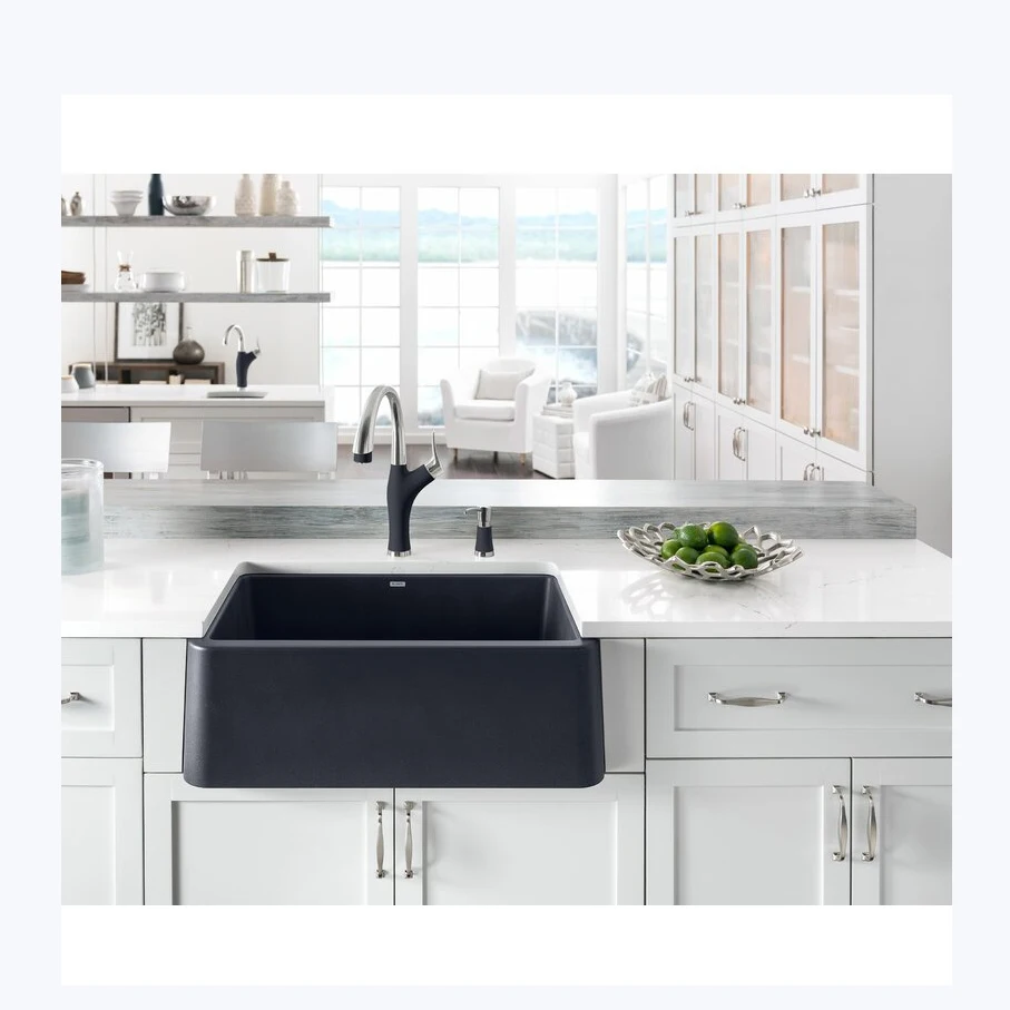 
EJOY High Quality Customized XW7648 apron front sink strainer organizer farmhouse sink 