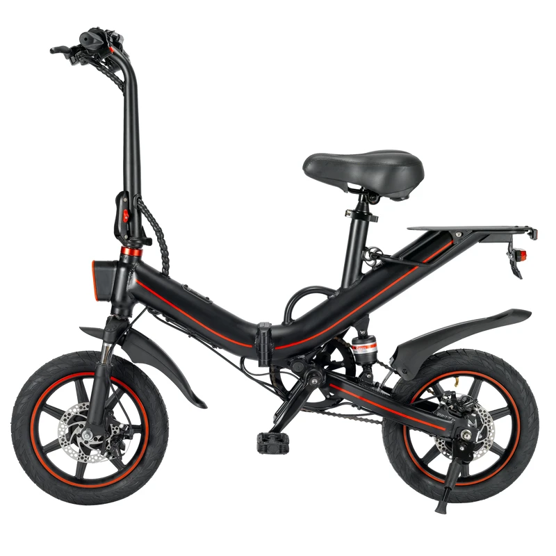 

LULU TECH Europe warehouse 48v 350W 400W folding Electric Bicycle for sale