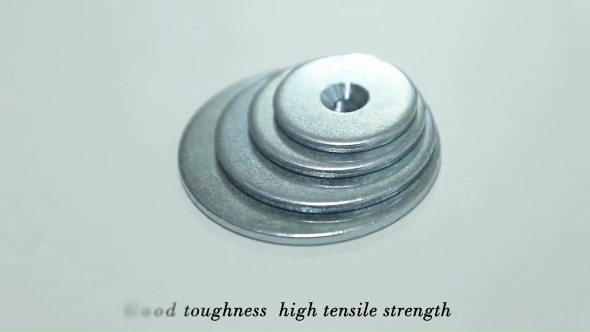 Customized Square Hole Zinc Plated Rectangular Large Lead Metal Flat