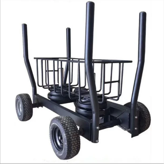 

Commercial Pull and Push Power Training Gym Equipment Tank Sled With Wheels