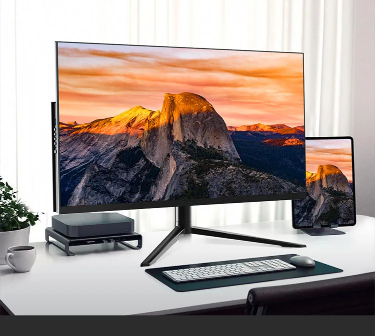

Novedadess 2021 Core 10th Gen Cheap 1920*1080P HD 23.8 Inch Curved Touch Screen All In One PC Touchscreen Game