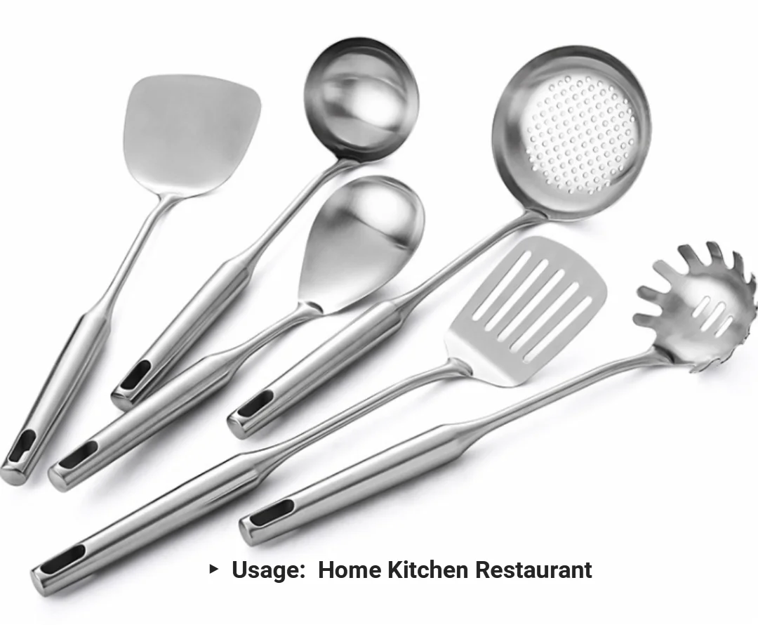 Kitchen Utensil Set Stainless Steel Cooking Tools Utensils Sets Metal