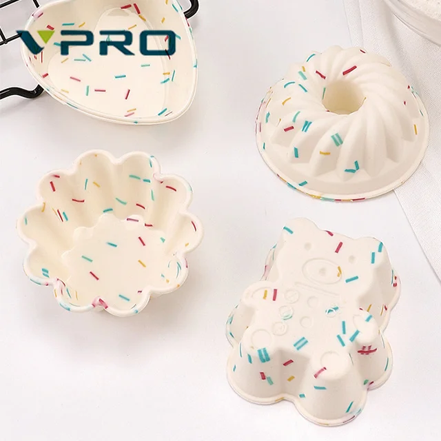 

baking household cake baking cake cup egg tart cup silica gel easy demodding cleaning silica gel Muffin Chiffon mold